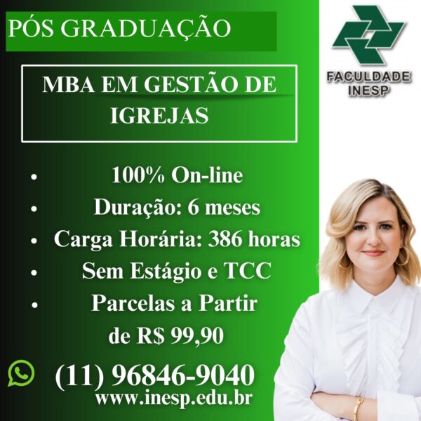 MBA Em Gestão de Igrejas