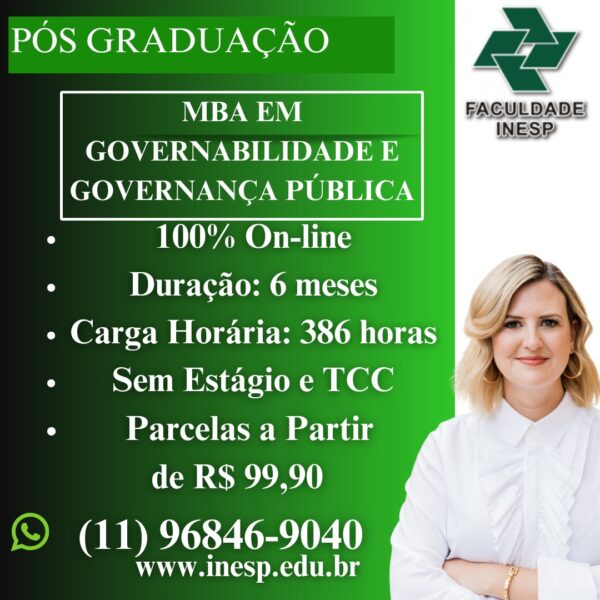 MBA Em Governabilidade e Governança Pública