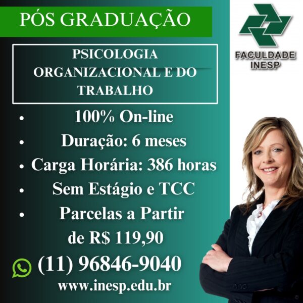 Psicologia Organizacional e do Trabalho