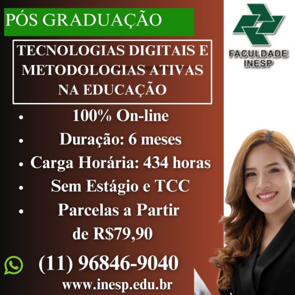 Tecnologias Digitais e Metodologias Ativas na Educação